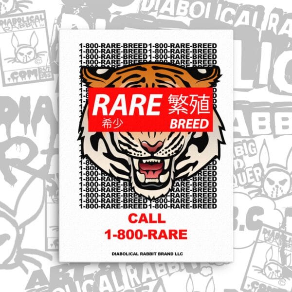 1-800 Call Rare Tiger Print By ALEE The Anonymous