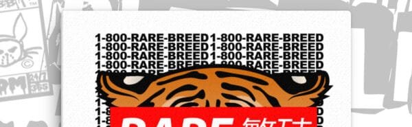 1-800 Call Rare Tiger Print By ALEE The Anonymous - Image 3