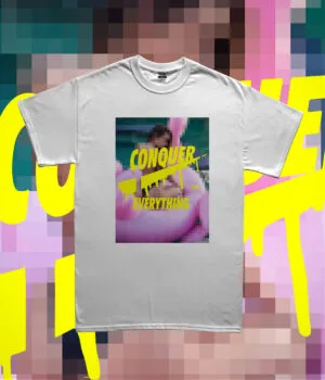 Conquer Everything Babes And Flamingos Tee