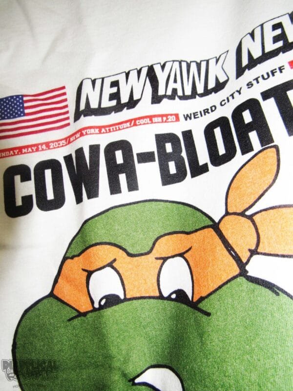 New Yawk New Yawk Cowabloated Tabloid Tee - Image 4