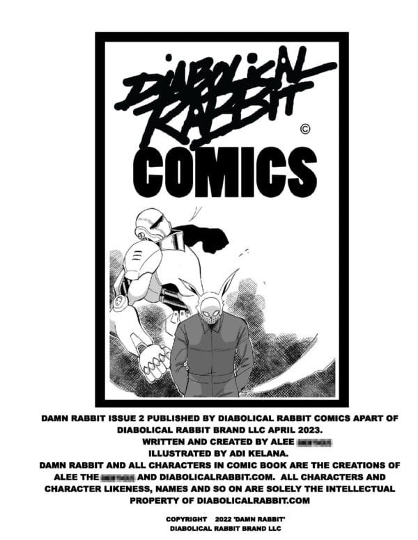 Damn Rabbit Comic Book Issue 2 - Image 4