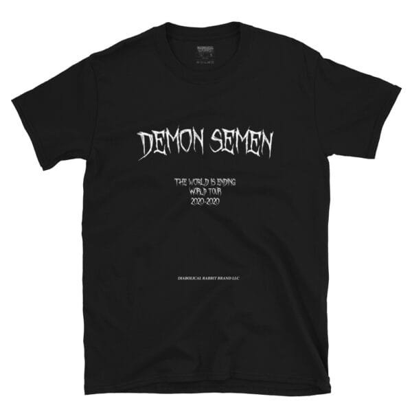 Demon Semen Heavy Metal Band Tee