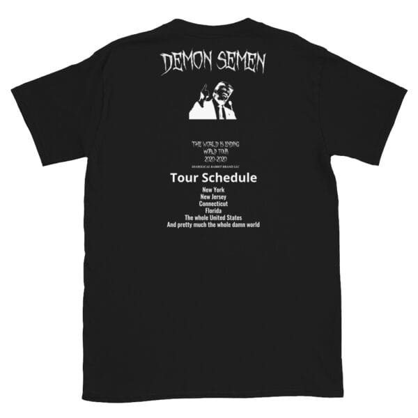 Demon Semen Heavy Metal Band Tee - Image 2