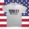 Diabolical Rabbit Home Of American Flag Tee