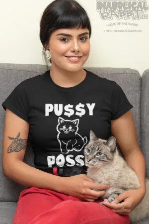 Alternative view of Pussy Cat Posse Tee