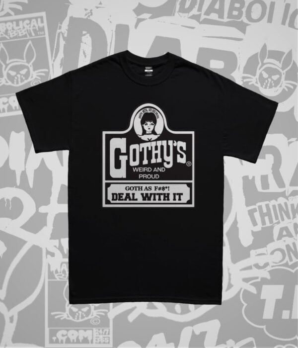 Gothy's Goth As #### Tee