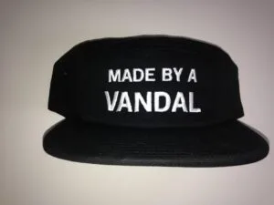 Alternative view of Made By A Vandal Camper Hat