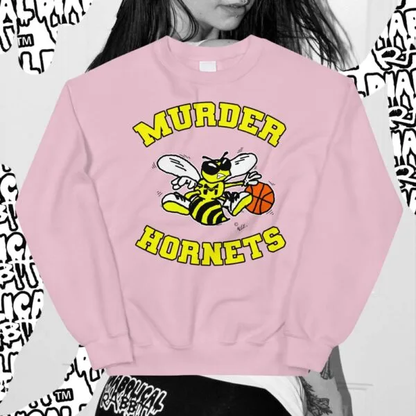 Murder Hornets Unisex Sweatshirts - Image 4