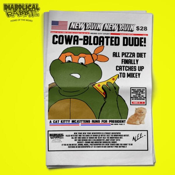 New Yawk New Yawk Cowabloated Tabloid Tee - Image 9