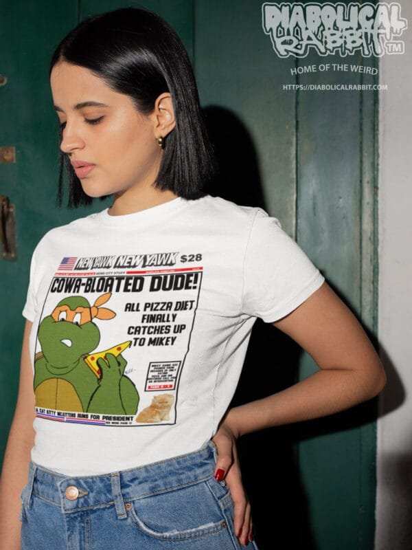 New Yawk New Yawk Cowabloated Tabloid Tee - Image 3