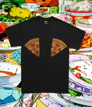 Alternative view of Pizza Boobs Tee