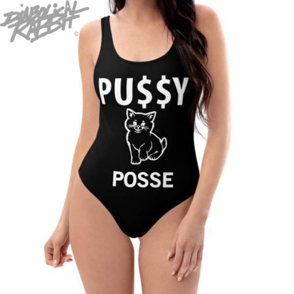 Pussy Cat Posse One Piece Swimsuit