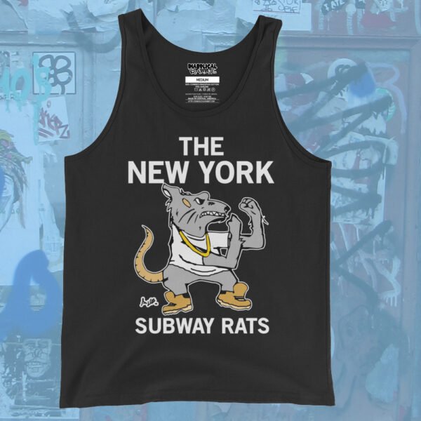 The New York Subway Rats Diabolical Rabbit Tank Top - Image 2