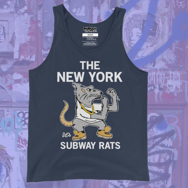 The New York Subway Rats Diabolical Rabbit Tank Top - Image 6