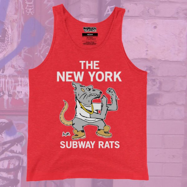 The New York Subway Rats Diabolical Rabbit Tank Top - Image 4