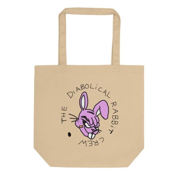 Diabolical Rabbit Crew Eco Tote Bag - Image 3