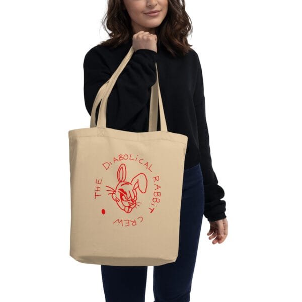 Diabolical Rabbit Crew Eco Tote Bag - Image 2