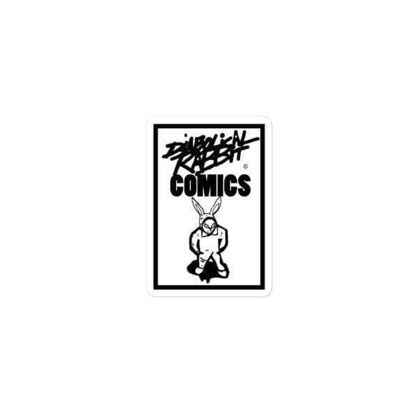 Diabolical Rabbit Comics Tag Stickers
