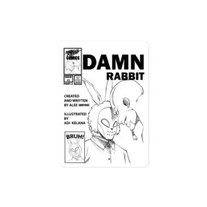 Damn Rabbit Cover Issue 1 Part 2 Stickers