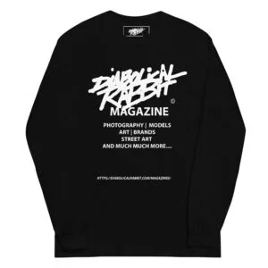 Diabolical Rabbit Magazine Men’s Long Sleeve Shirt - Image 2
