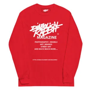 Diabolical Rabbit Magazine Men’s Long Sleeve Shirt - Image 4
