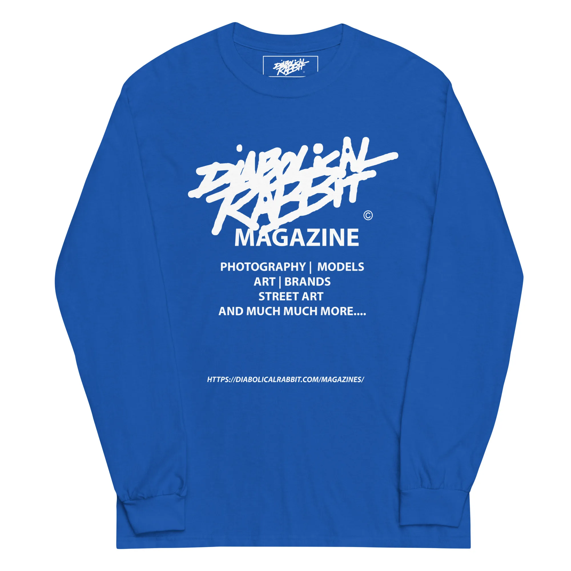 Diabolical Rabbit Magazine Men’s Long Sleeve Shirt