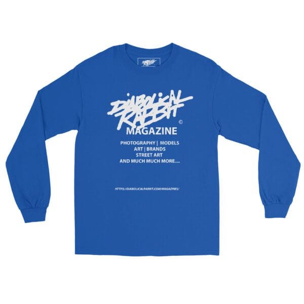 Diabolical Rabbit Magazine Men’s Long Sleeve Shirt - Image 5