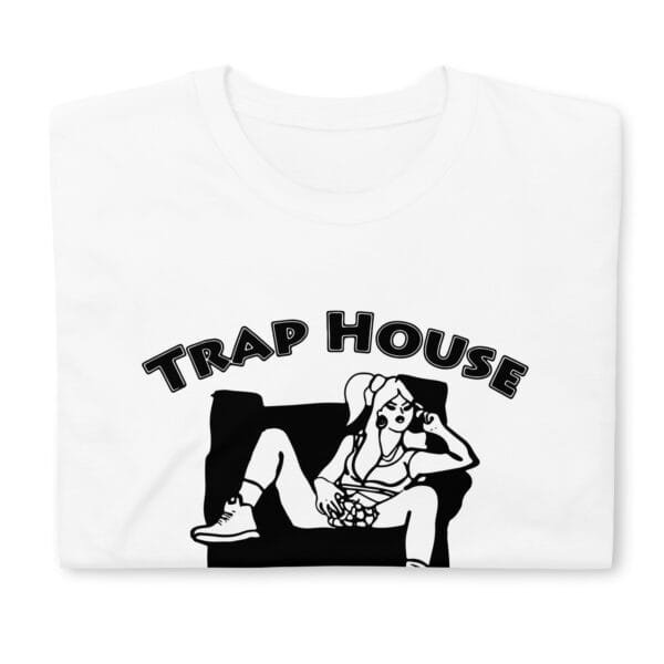 Traphouse Becky White Short-Sleeve Unisex T-Shirt - Image 2