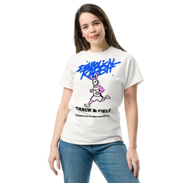 Wabbit Track And Field Unisex Tee - Image 2