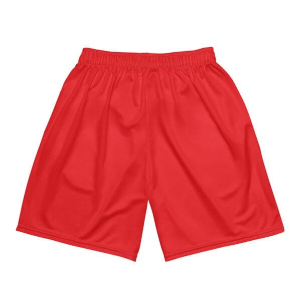 Diabolical Rabbit Red Unisex Mesh Shorts - Image 3