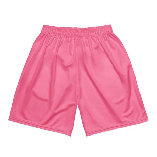 Diabolical Rabbit Pink Unisex Mesh Shorts - Image 3