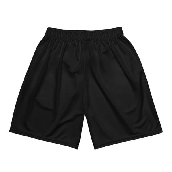 Diabolical Rabbit Black Unisex Mesh Shorts - Image 5