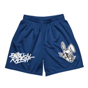 Diabolical Rabbit Blue Unisex Mesh Shorts