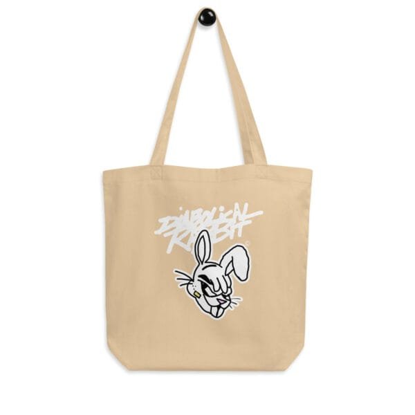 Diabolical Rabbit Face Oyster Eco Tote Bag - Image 3
