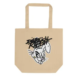 Diabolical Rabbit Face Oyster Eco Tote Bag