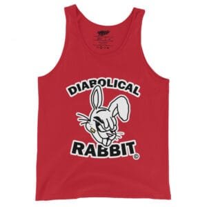 Diabolical Rabbit Face Men's Tank Top