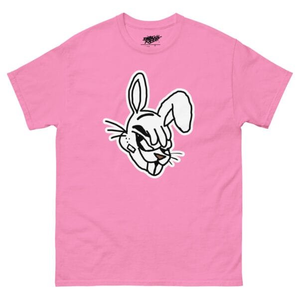 Diabolical Rabbit Face Staple Unisex Tee - Image 14