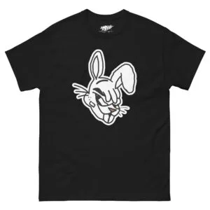 Diabolical Rabbit Face Staple Unisex Tee