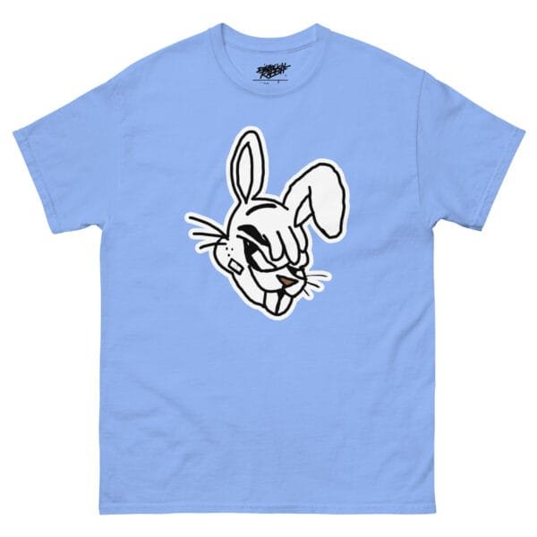 Diabolical Rabbit Face Staple Unisex Tee - Image 16