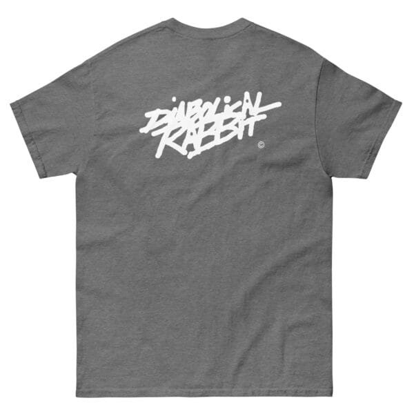 Diabolical Rabbit Face Staple Unisex Tee - Image 11