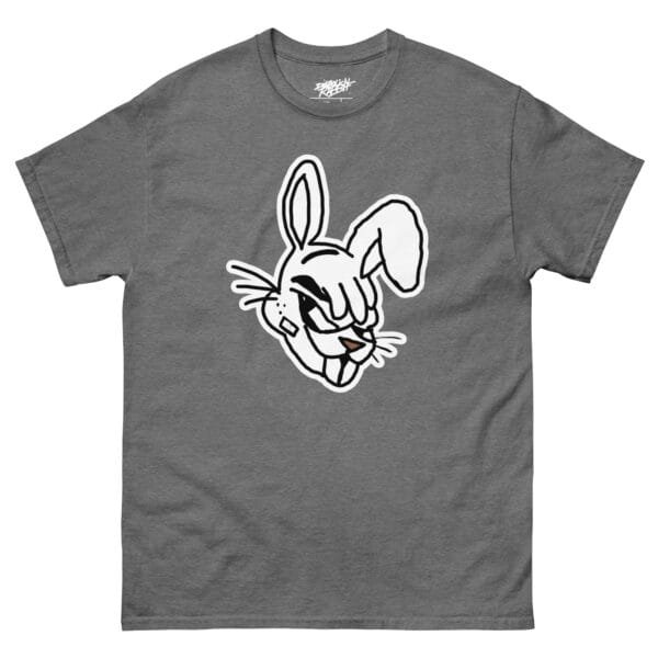 Diabolical Rabbit Face Staple Unisex Tee - Image 10