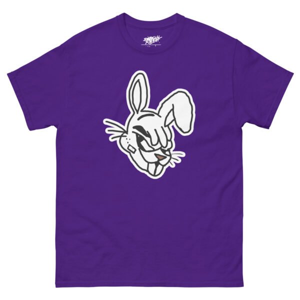 Diabolical Rabbit Face Staple Unisex Tee - Image 4