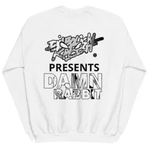 Alternative view of Diabolical Rabbit Presents Unisex Sweatshirt