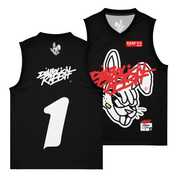 Diabolical Rabbit Streetball Jersey - Image 2