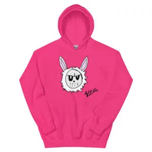 Alternative view of Unisex LADAMNRABBIT Hoodie