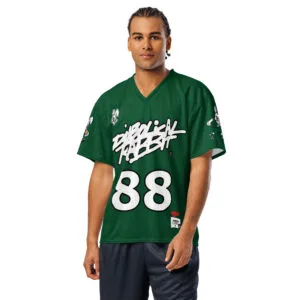 Alternative view of Diabolical Rabbit Philly American Football Jersey