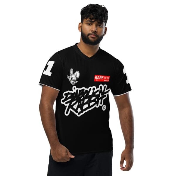 DRB Club Black Unisex Sports Jersey - Image 2