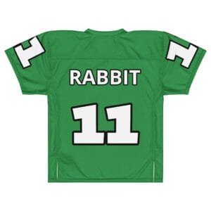 D-Rabbit Gang Green American Football Jersey