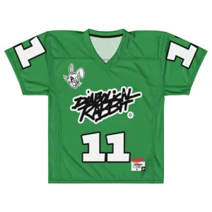 D-Rabbit Gang Green American Football Jersey