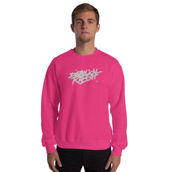 D-Rabbit Script Heliconia Embroidered Sweatshirt